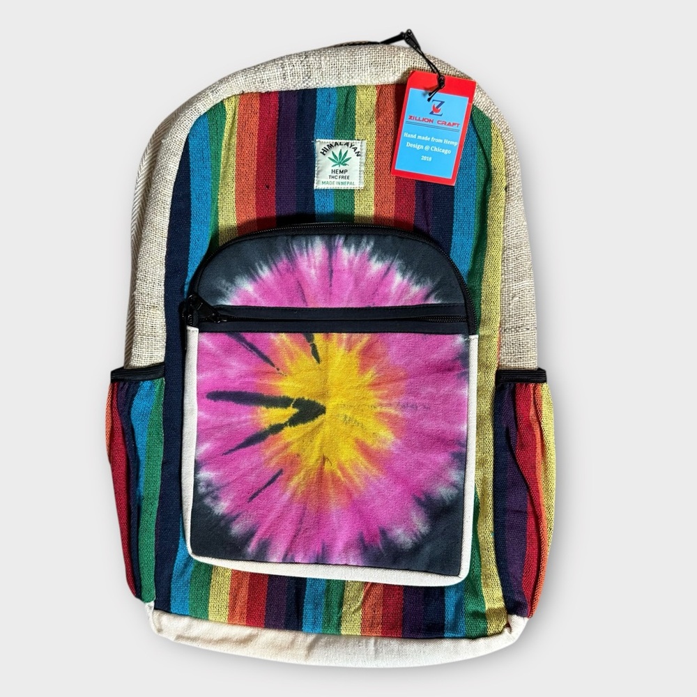 Colorful Tie-Dye Backpack